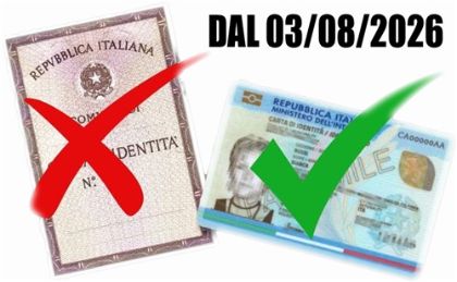 Carta d’identità cartacea. Da agosto non sarà più valida.