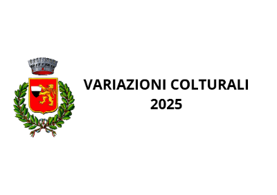 VARIAZIONI COLTURALI 2025